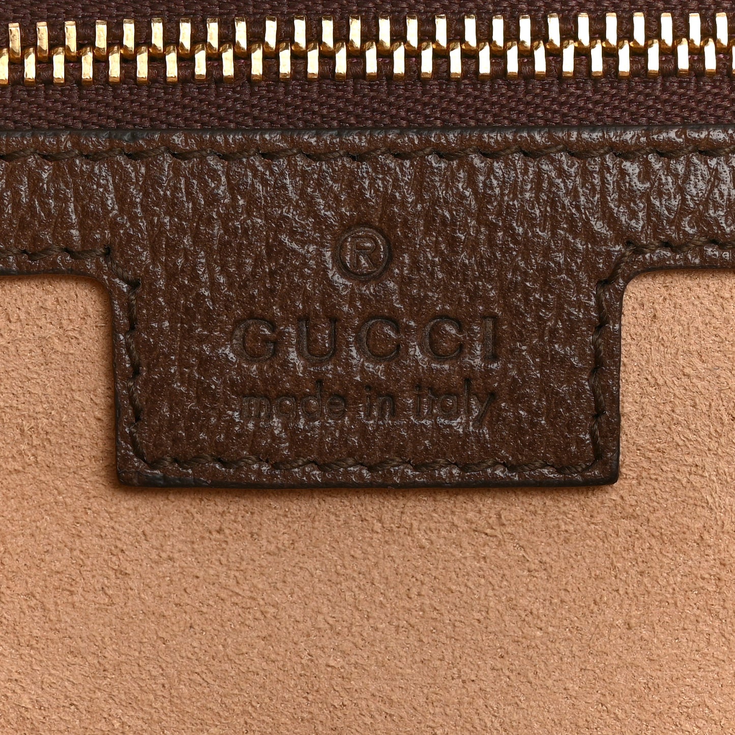 GG Supreme Monogram Medium Ophidia Shopping Tote Brown