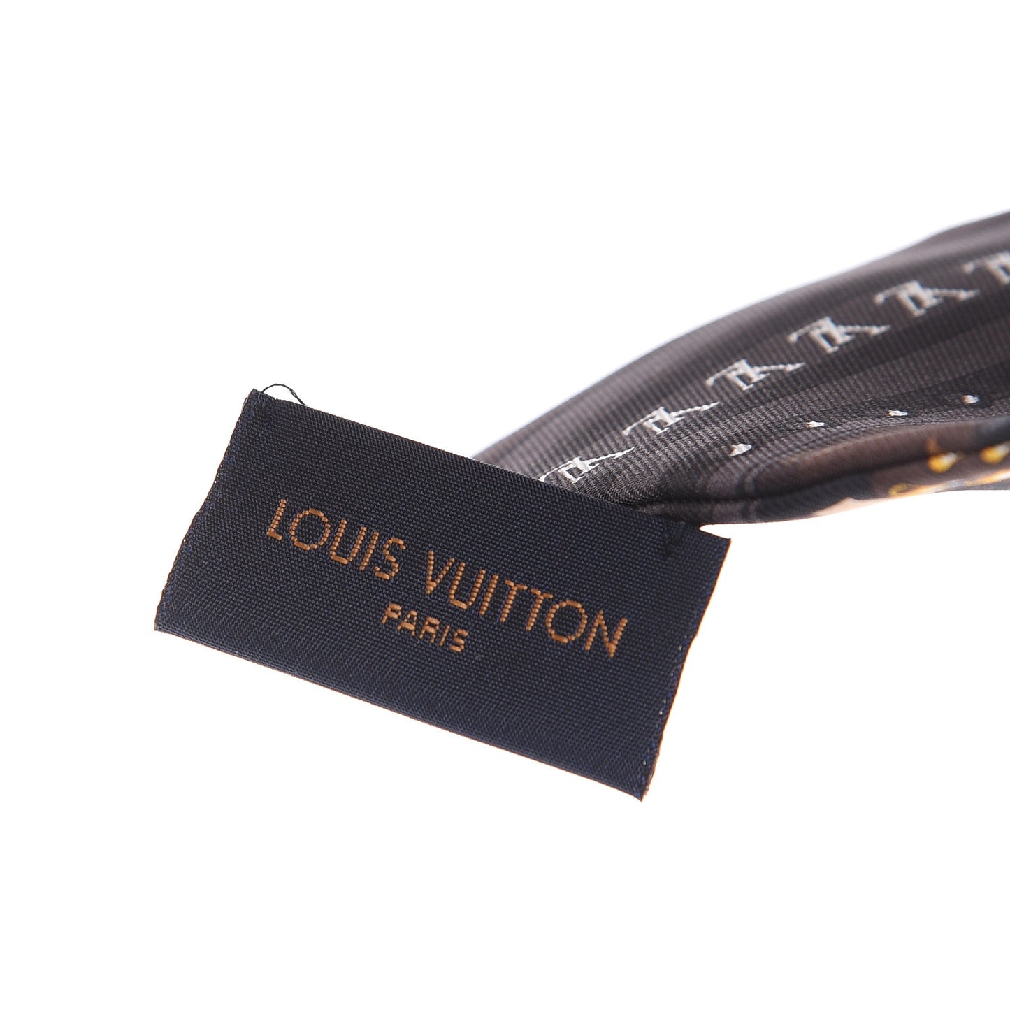 Silk Monogram LV World Bandeau Brown