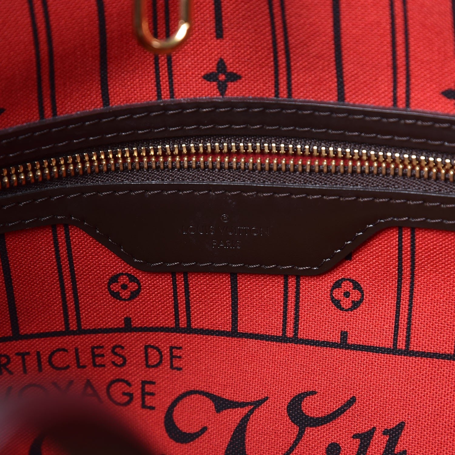 Louis Vuitton Damier Ebene Neverfull MM 7 of 19