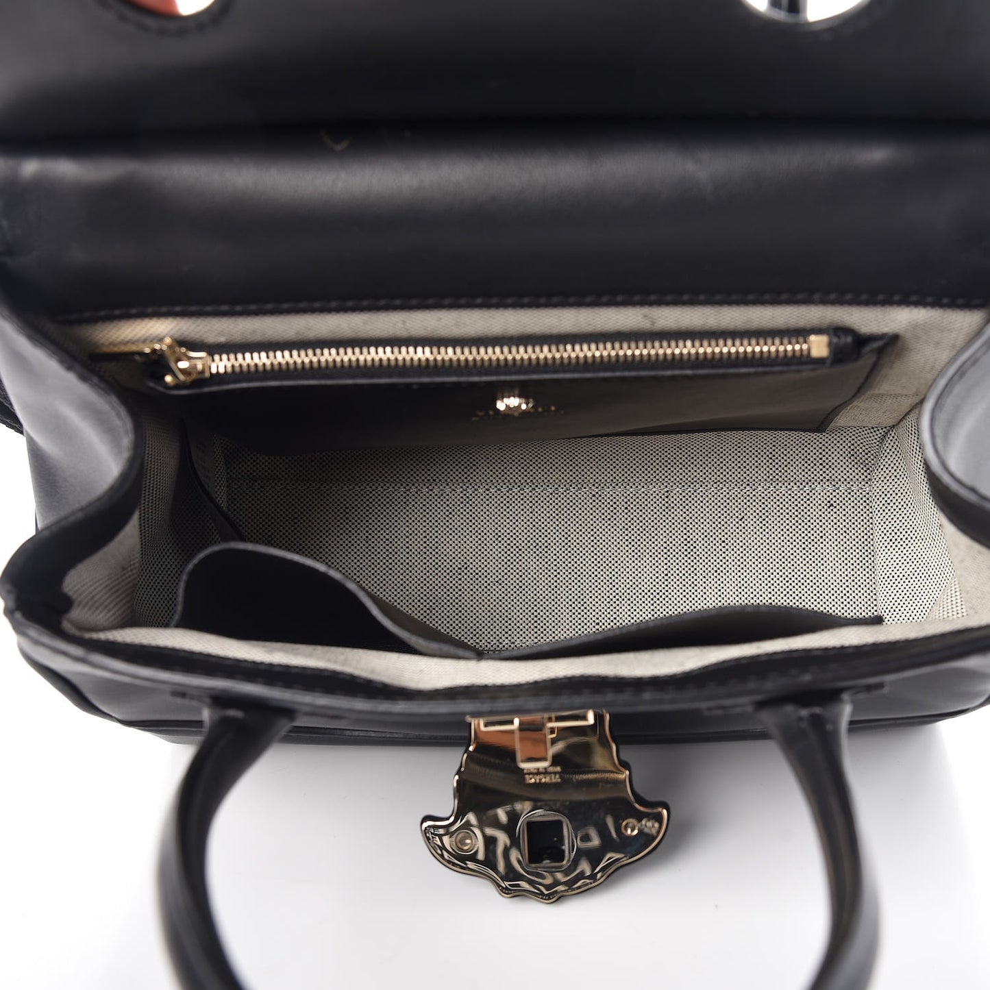 Calfskin Medium Palazzo Empire Bag Black