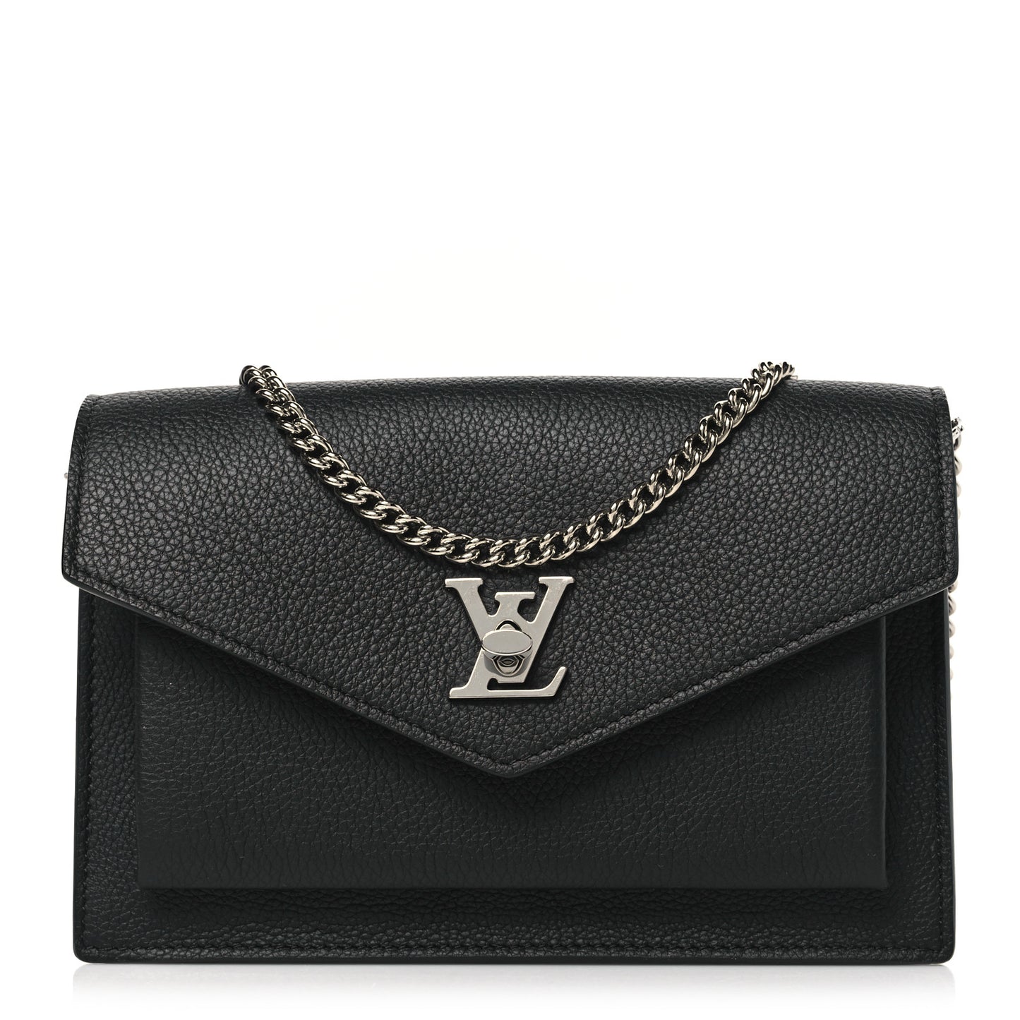 Soft Calfskin My Lockme Pochette Black