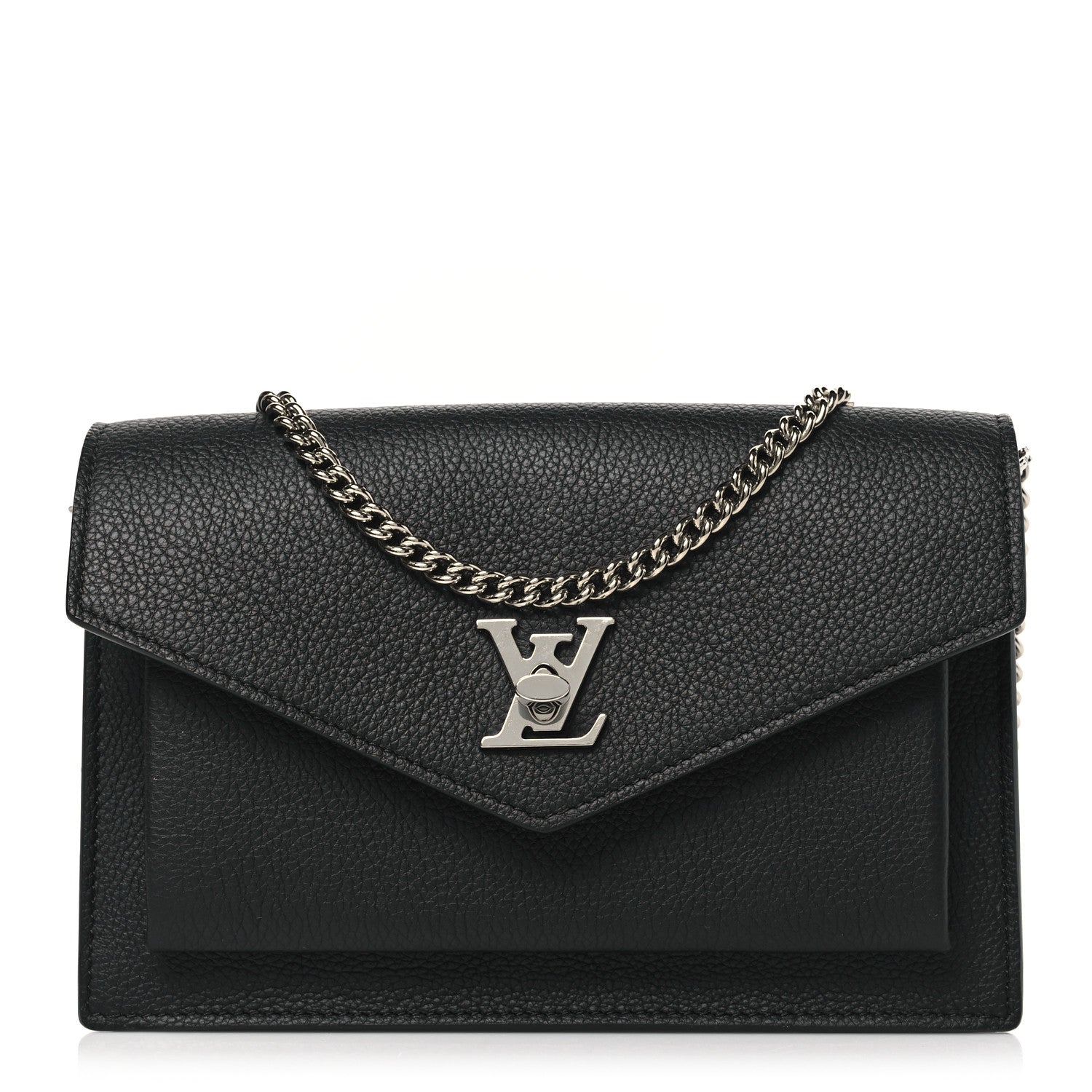 Louis Vuitton Soft Calfskin My Lockme Pochette Black 1 of 9