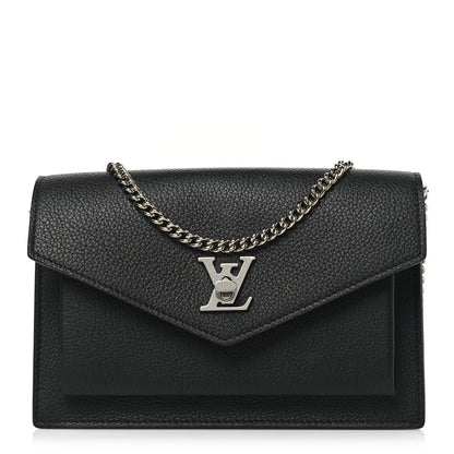 Louis Vuitton Soft Calfskin My Lockme Pochette Black 1 of 9