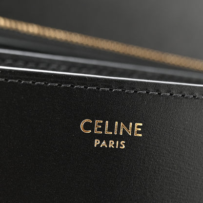 Celine Box Calfskin Medium Classic Box Flap Bag Black 6 of 11
