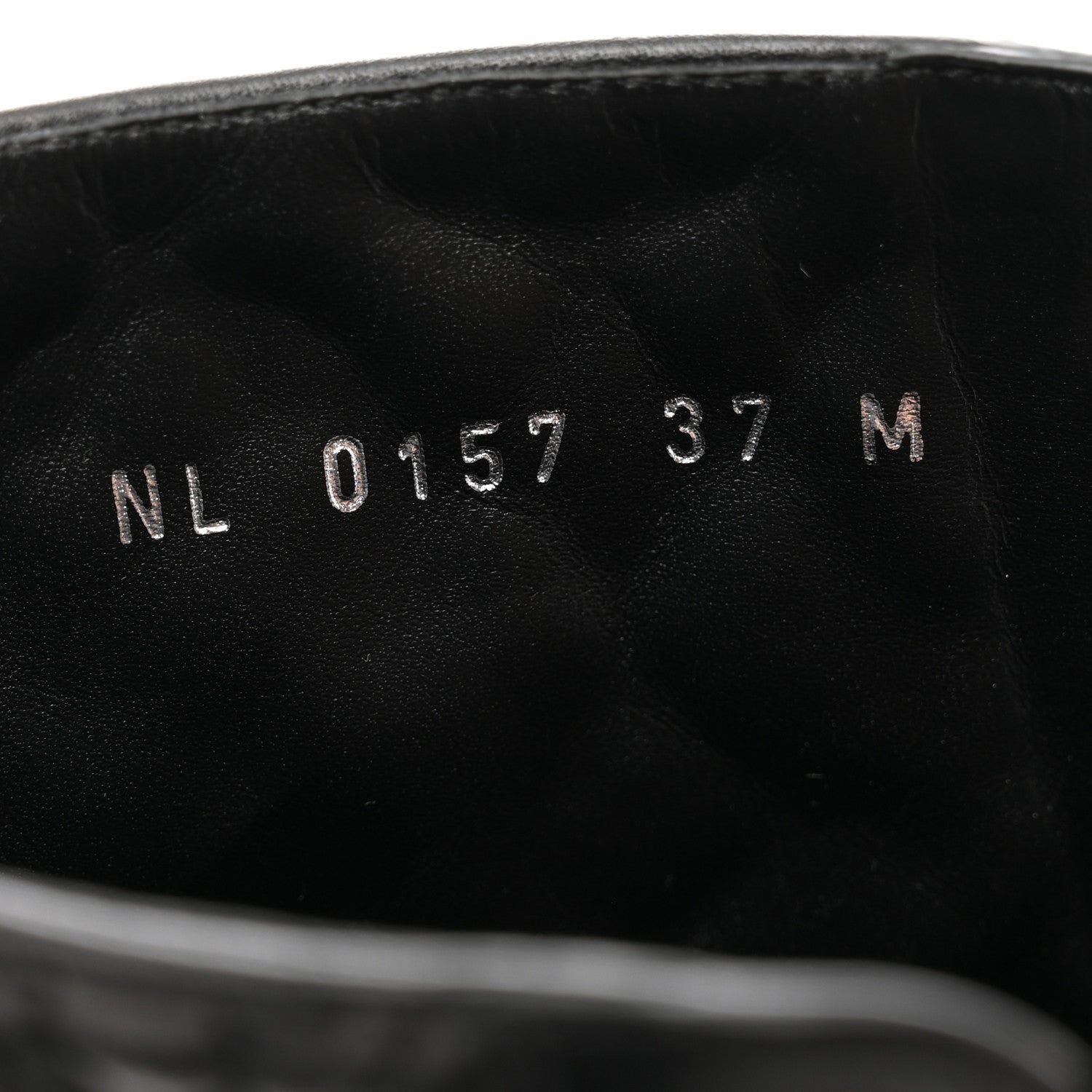 Louis Vuitton Calfskin Embossed Wonderland Ranger Boots 37 Black 6 of 8