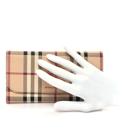 Burberry Haymarket Check Halton Wallet Tan 2 of 12
