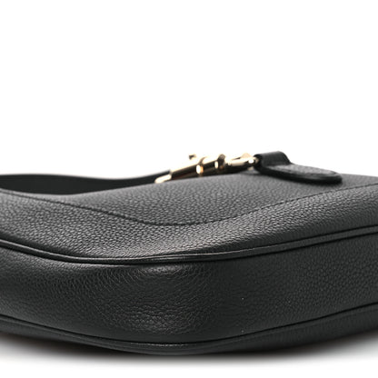 Gucci Grained Calfskin Web Medium Jackie 1961 Hobo Black 8 of 11