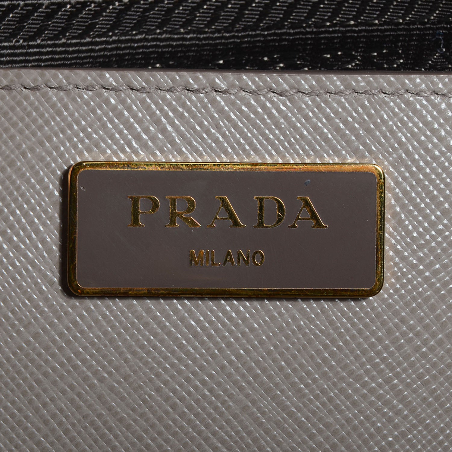 Prada Saffiano Lux Medium Double Zip Tote Argilla 6 of 11