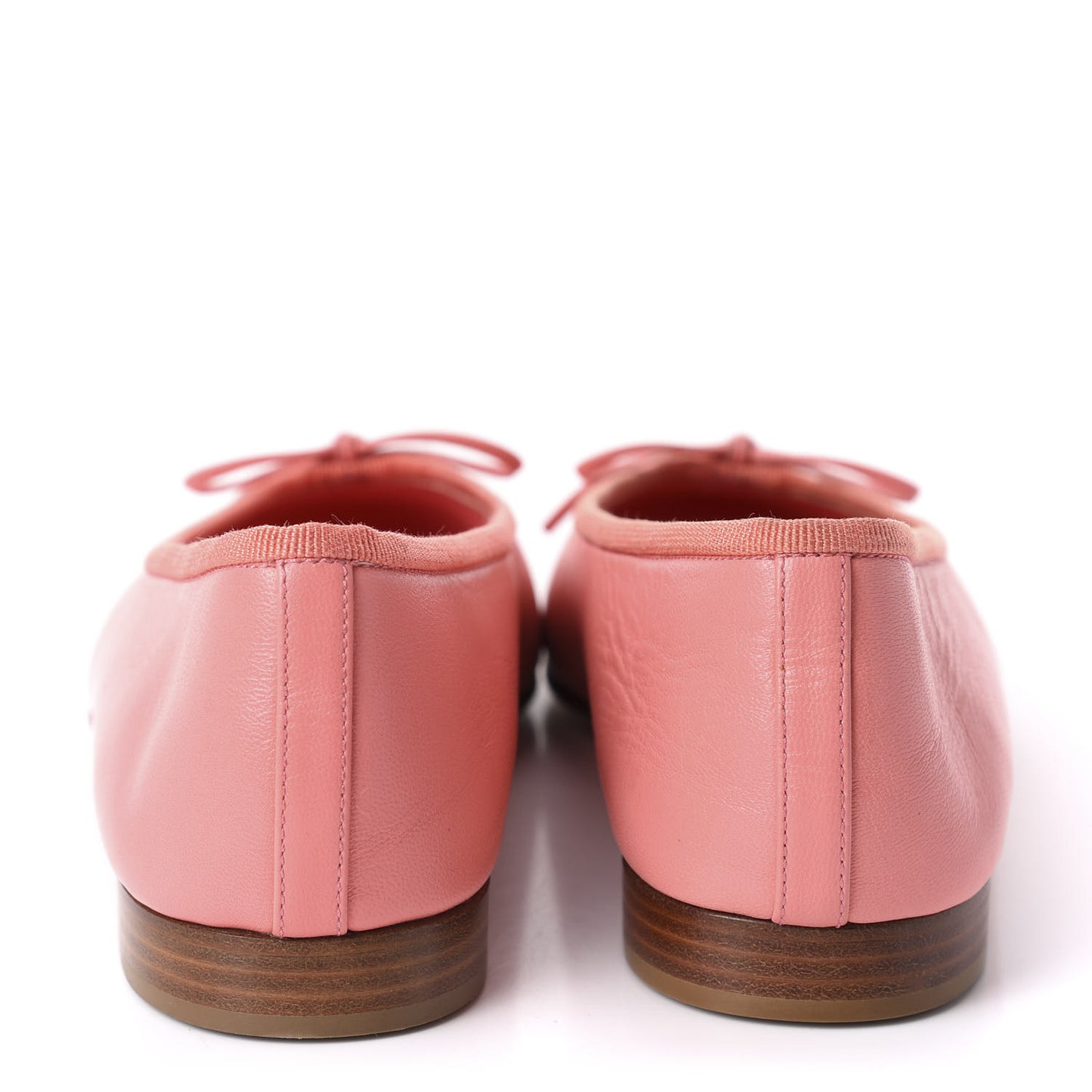 Lambskin Cap Toe CC Ballerina Flats 37.5 Pink