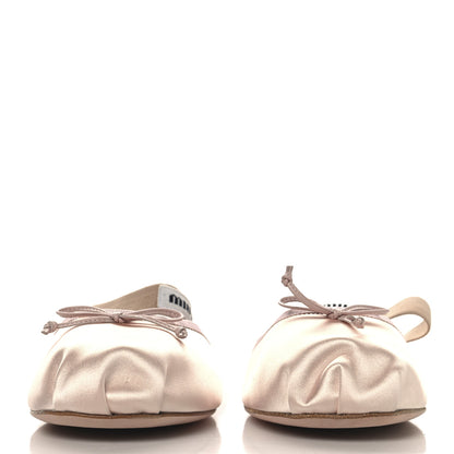Miu Miu Raso Ballerina Mules 40 Orchidea 3 of 8