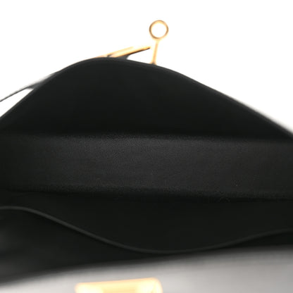 Hermes Chevre Chamkila Kelly Elan Black 5 of 11