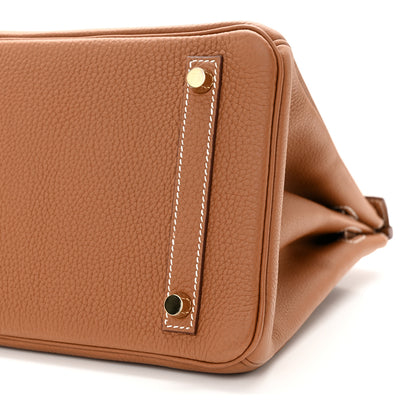 Hermes Togo BIRKIN 30 Gold 10 of 13