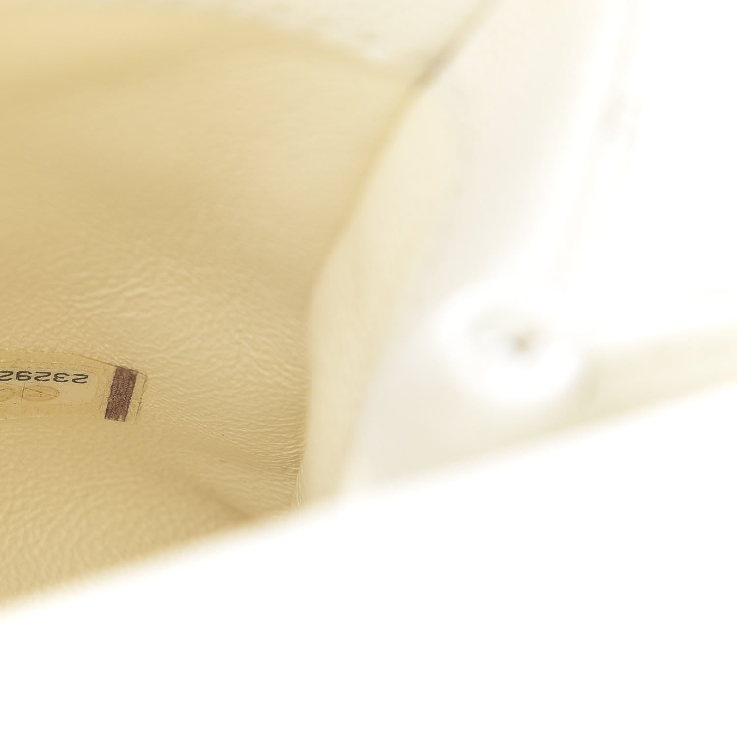 Chanel Caviar Lizard Quilted Mini Coco Handle Flap White 7 of 11