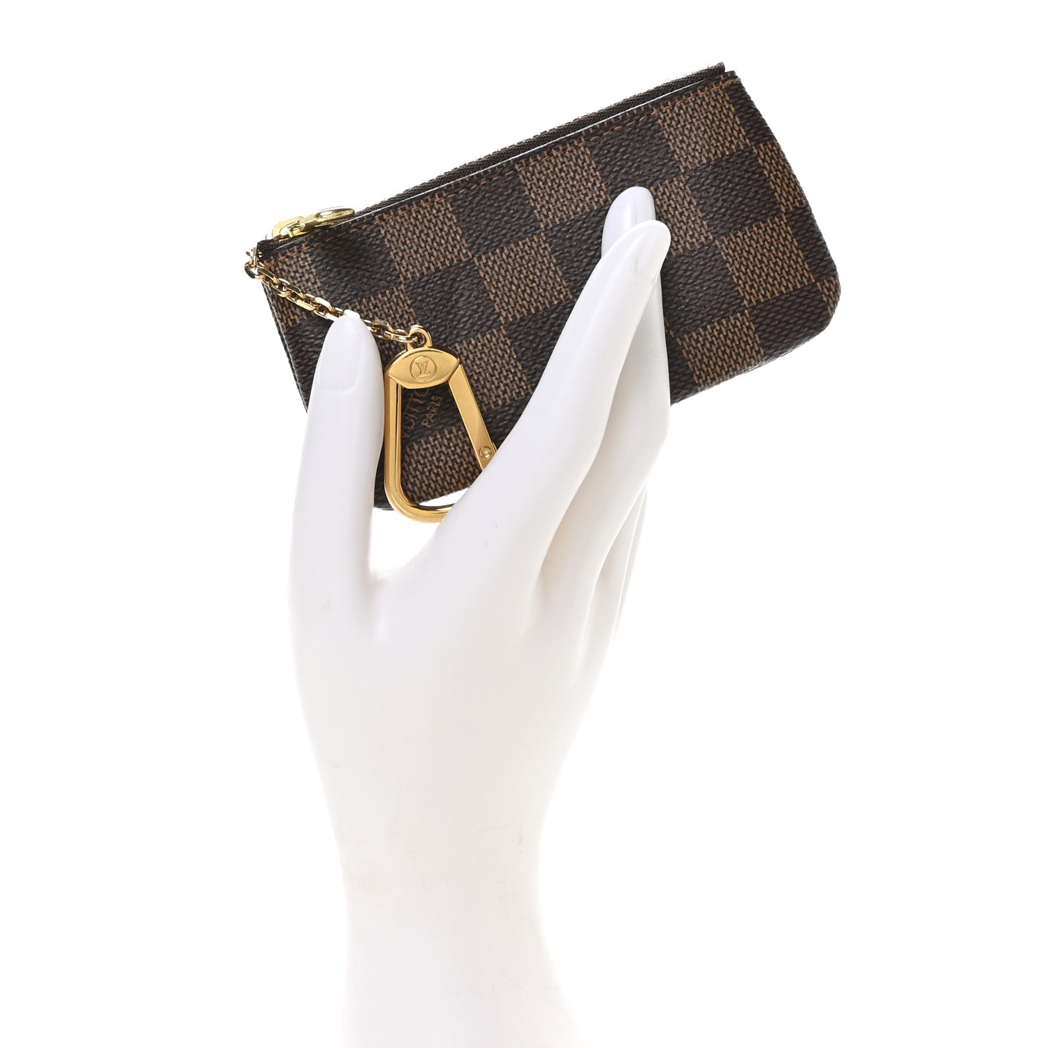 Louis Vuitton Damier Ebene Key Pouch 2 of 7