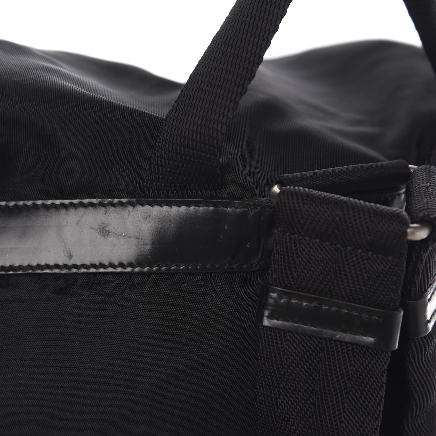 Prada Nylon Vela Medium Backpack Black 8 of 10