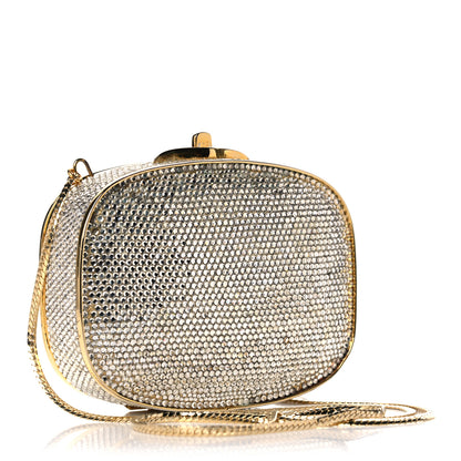 Judith Leiber Swarovski Crystal Floral Miniaudiere Clutch 3 of 21