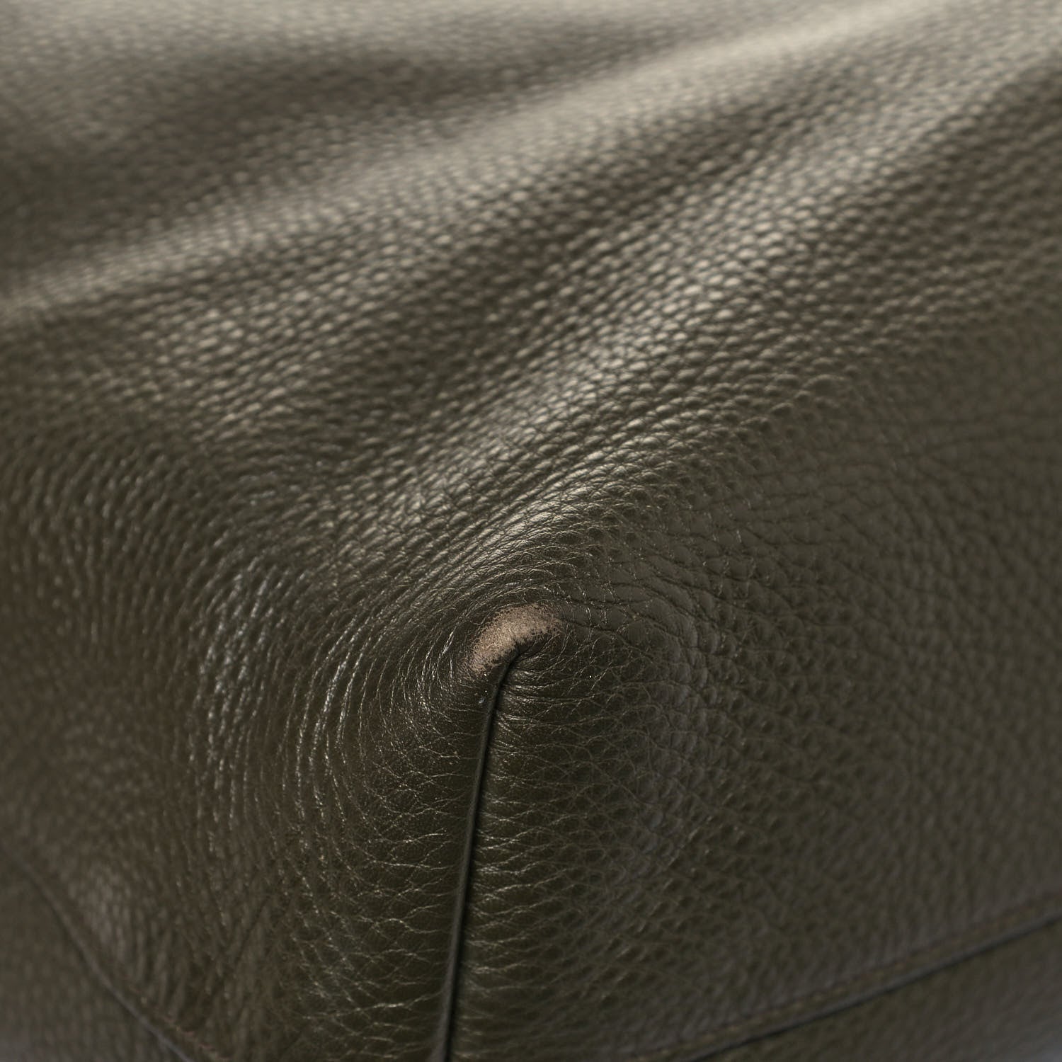 Prada Vitello Daino Shopping Tote Militare 8 of 16