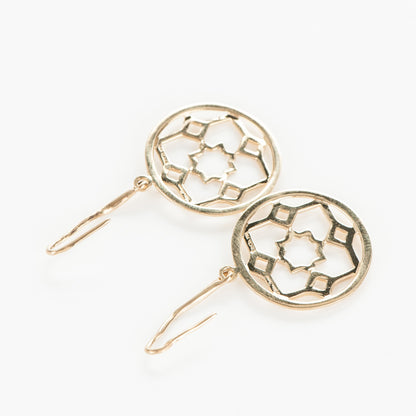 Tiffany 18K Yellow Gold Small Paloma Picasso Zellige Earrings 2 of 4