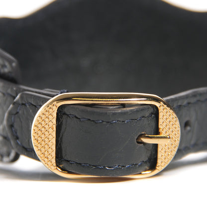 Balenciaga Agneau Arena Giant Gold Bracelet Small Anthracite 6 of 7