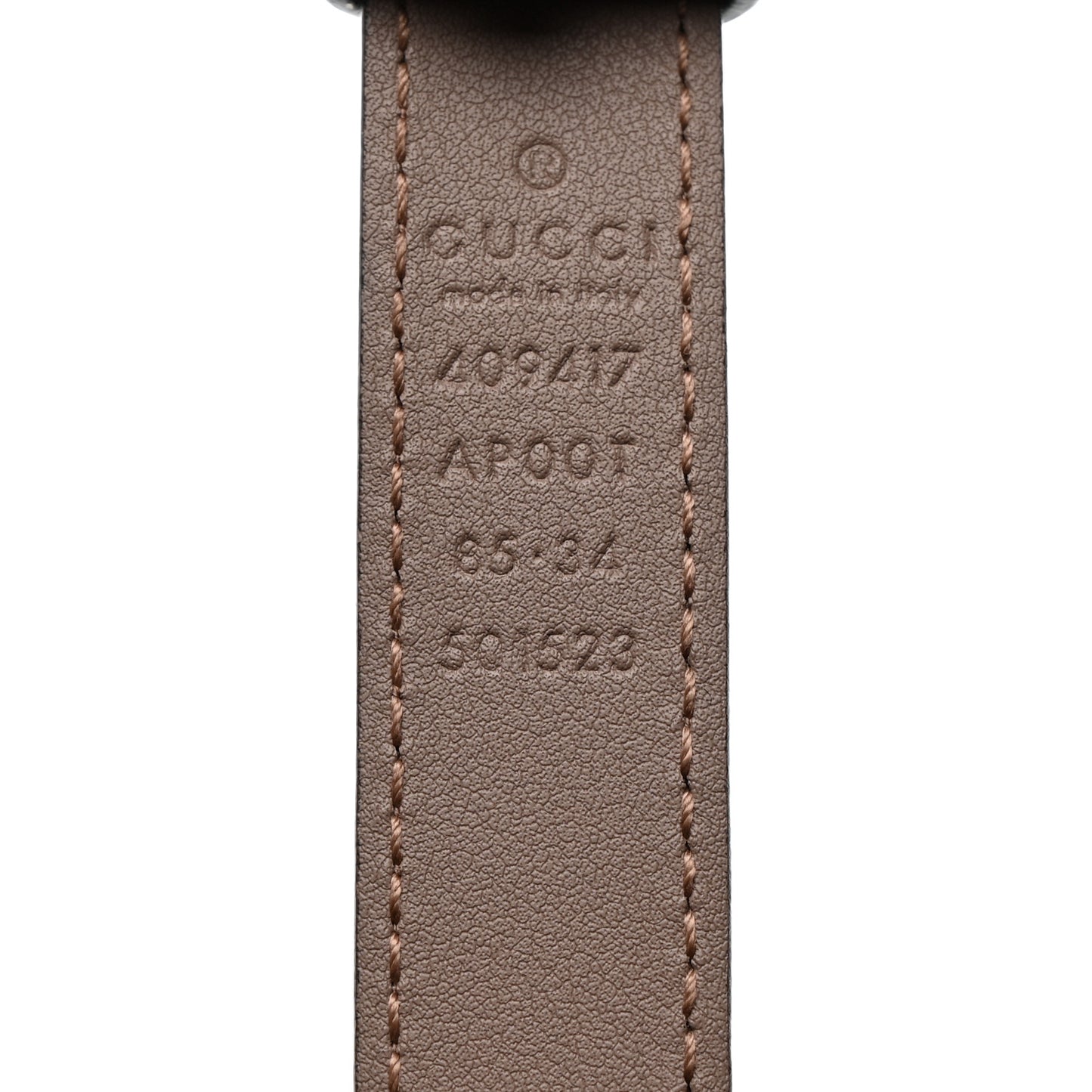 Calfskin Double G 20mm Belt 85 34 Porcelain Rose
