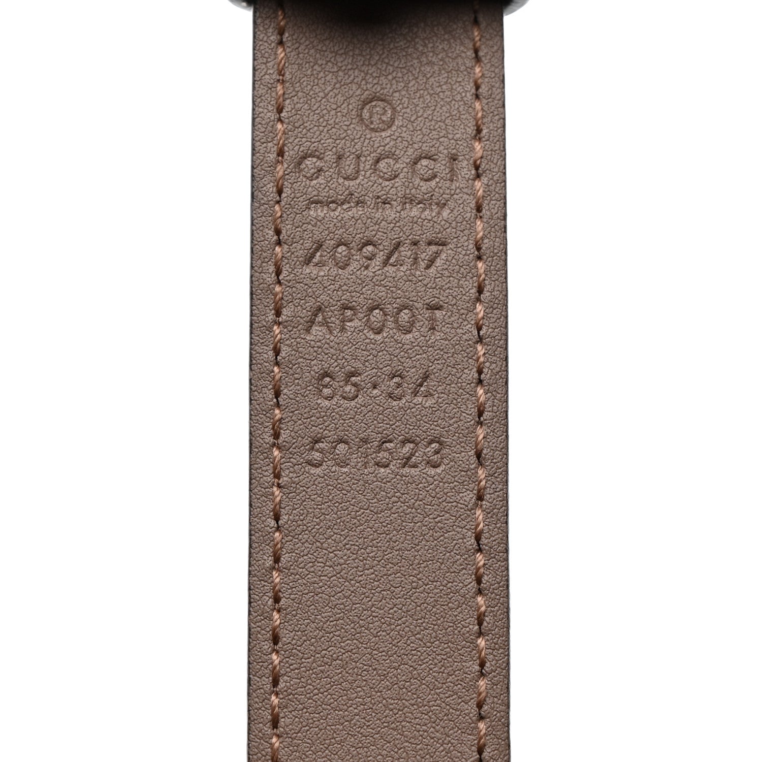 Gucci Calfskin Double G 20mm Belt 85 34 Porcelain Rose 3 of 5