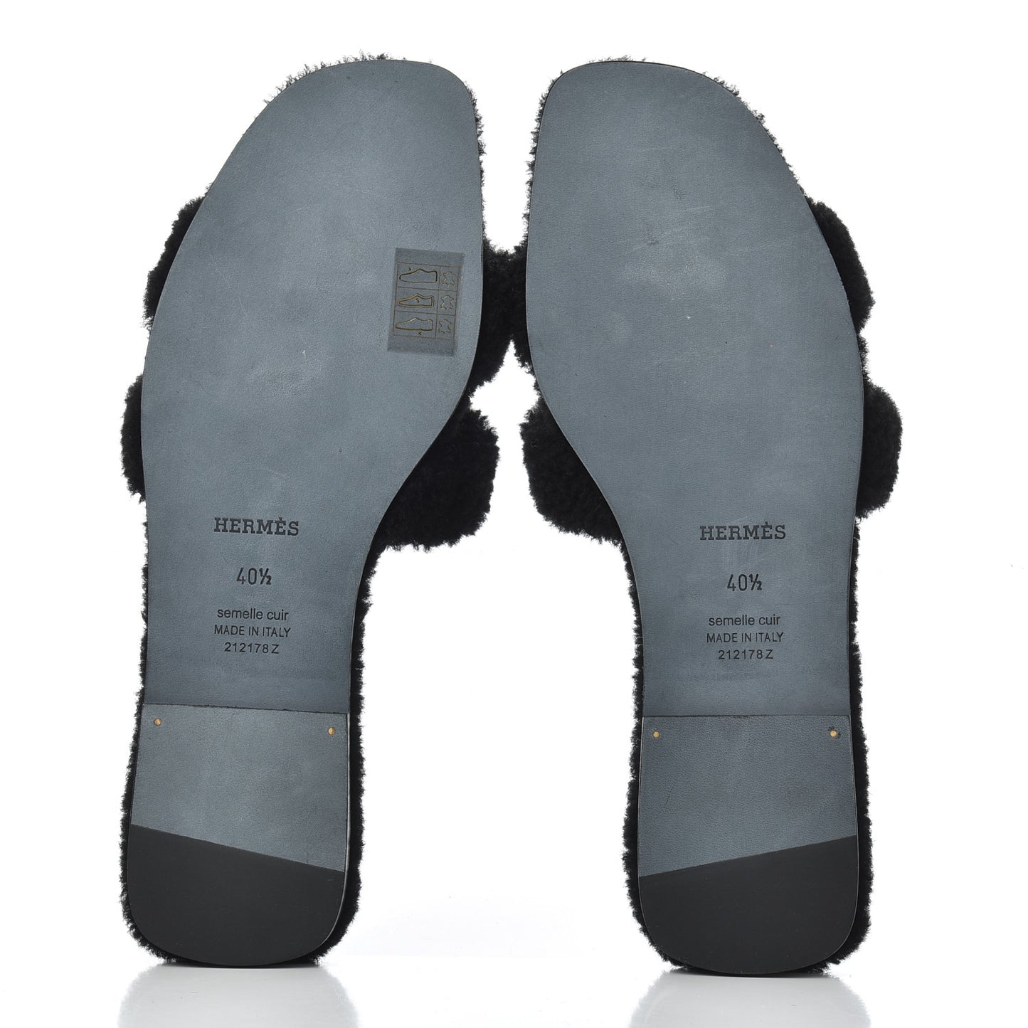 Woolskin Oran Sandals 40.5 Black