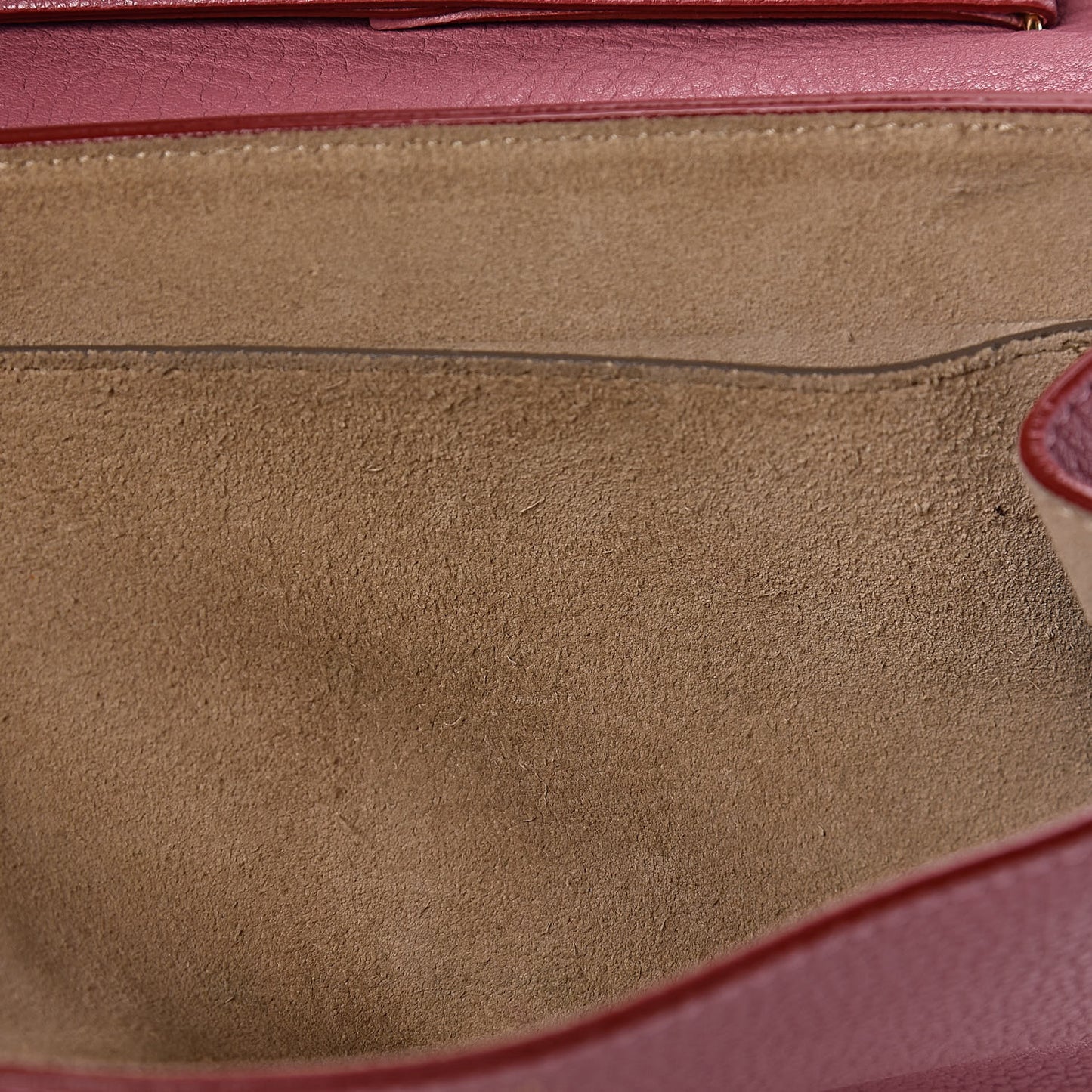 Grained Lambskin Drew Shoulder Bag Velvet Mauve