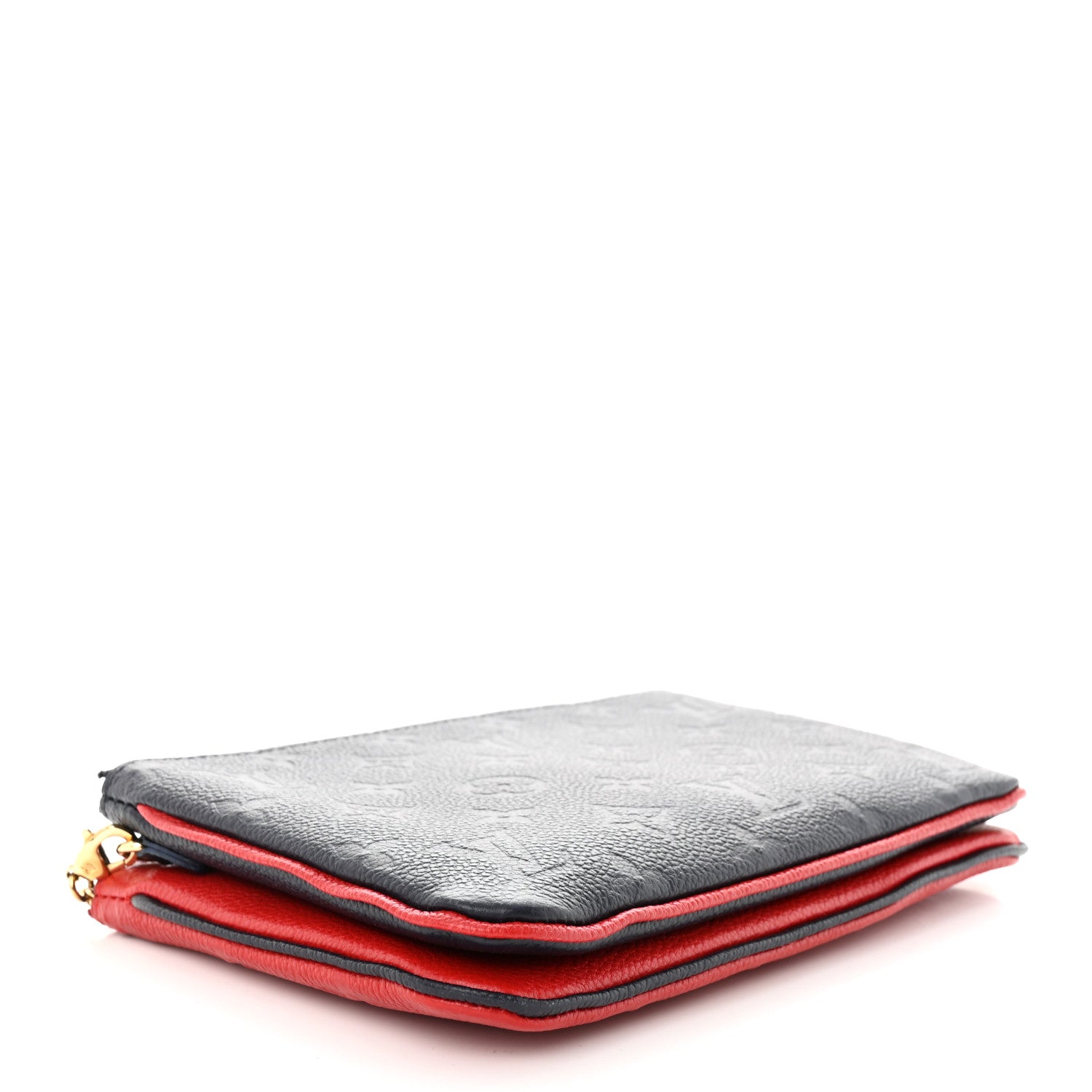 Louis Vuitton Empreinte Double Zip Pochette Marine Rouge 4 of 10
