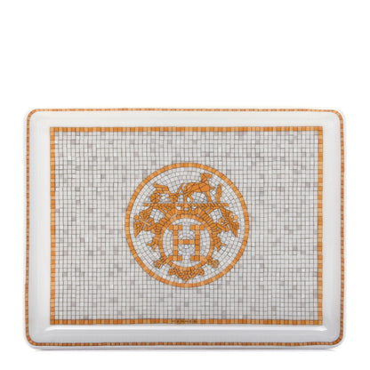 Hermes Porcelain Mosaique au 24 Sushi Plate 1 of 6
