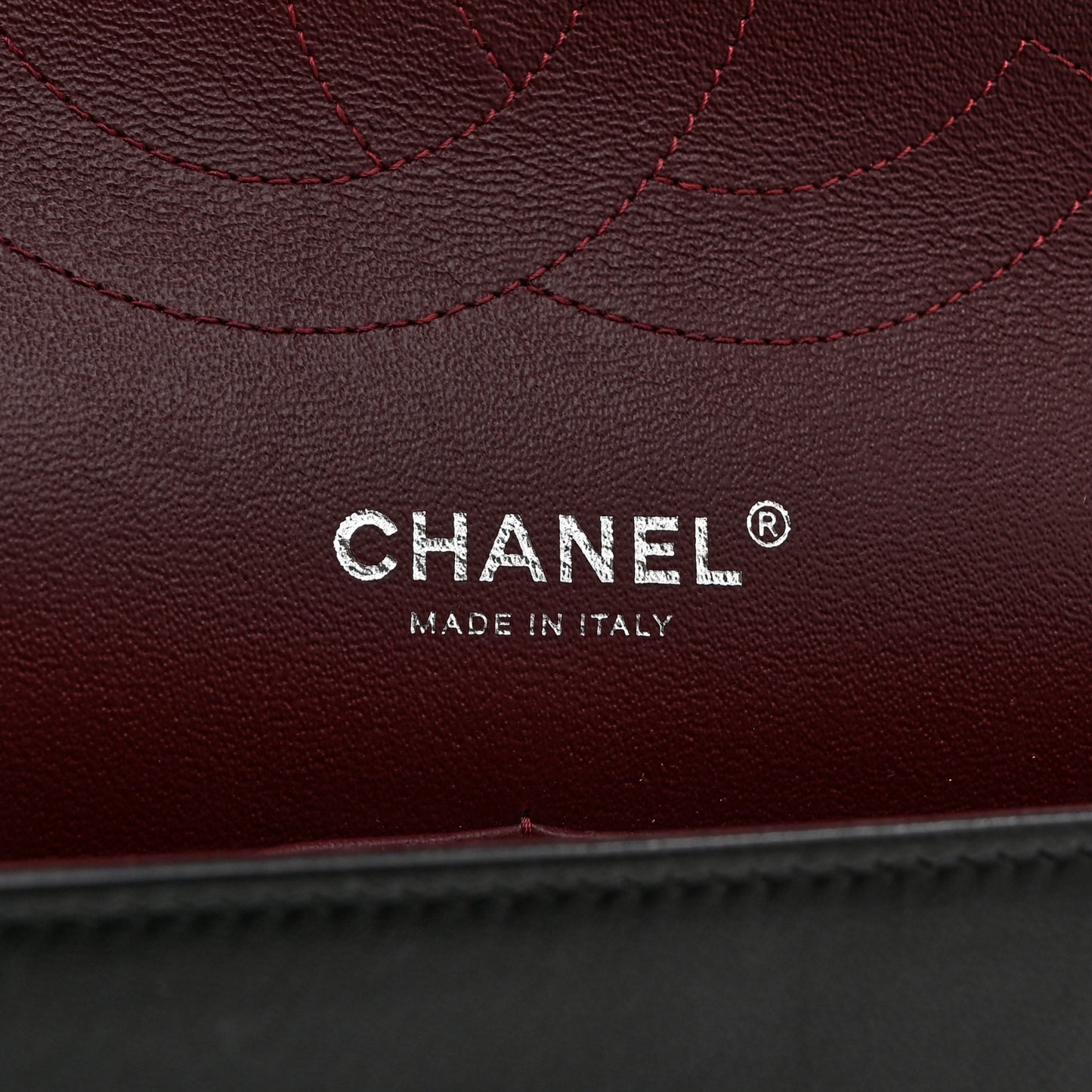 Lambskin Quilted Jumbo Double Flap Black