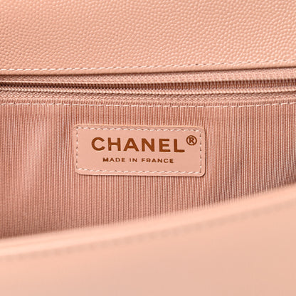 Chanel Caviar Quilted New Medium Boy Flap Beige 6 of 13
