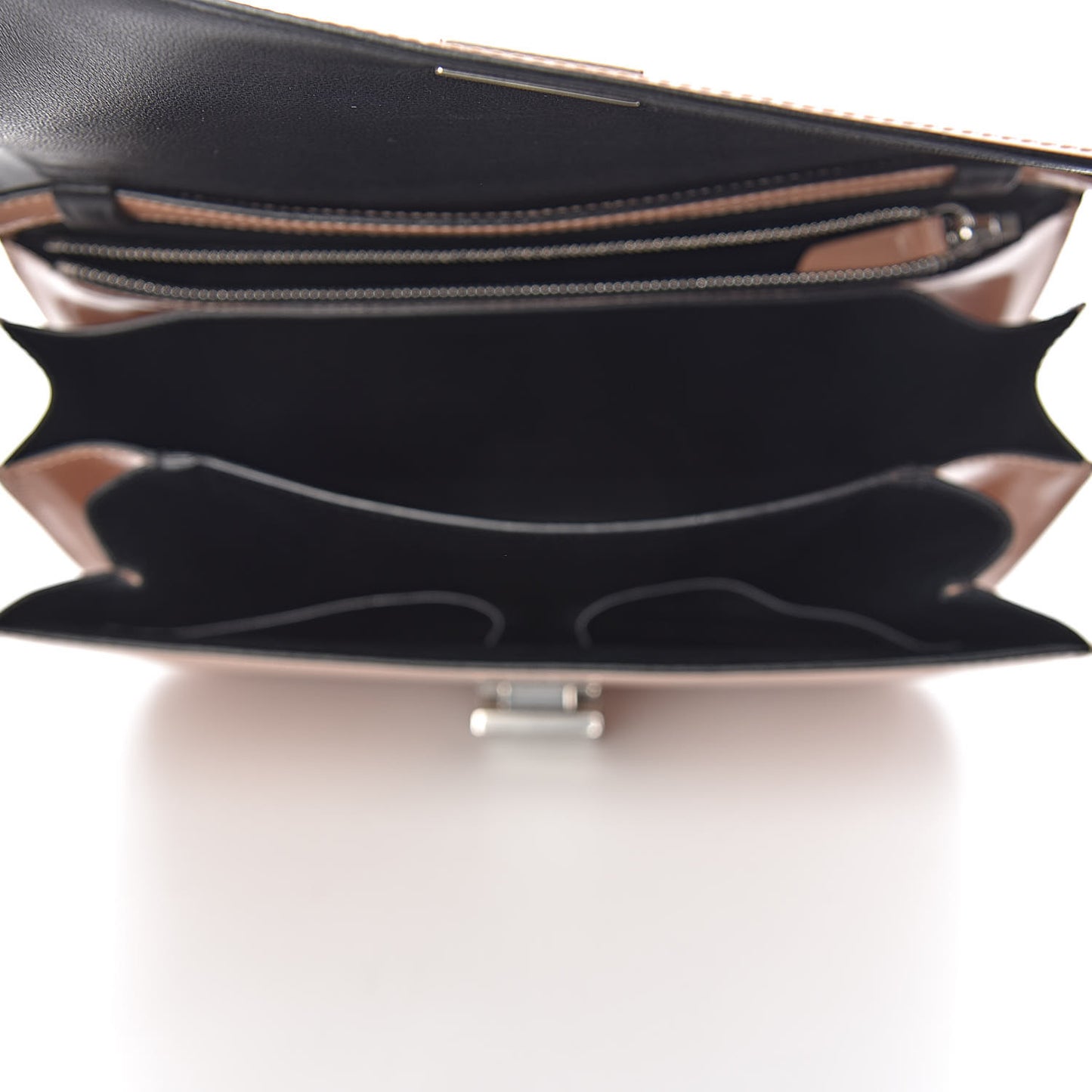 Spazzolato Calfskin Medium Classic Box Flap Bag Nude