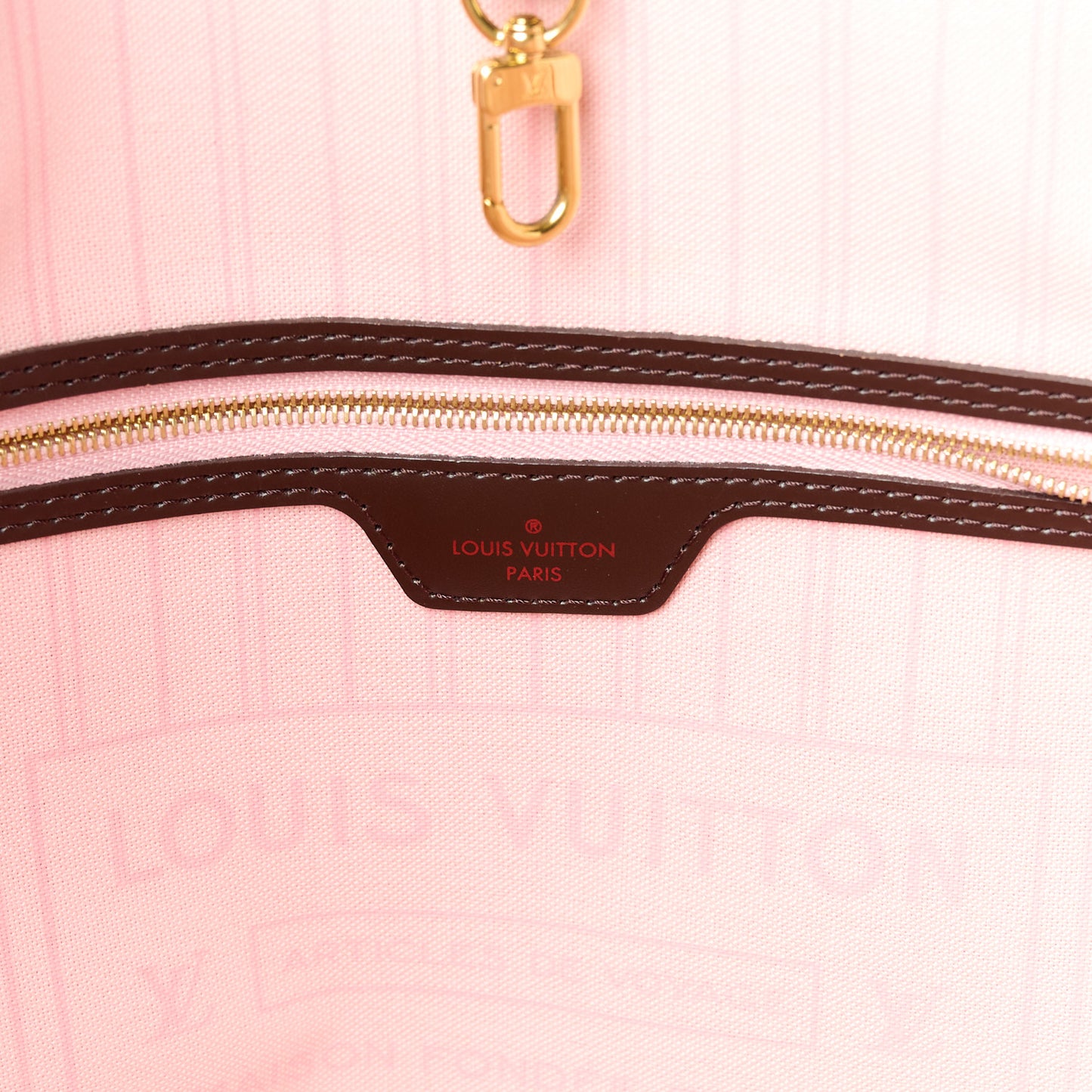 Damier Ebene Neo Neverfull MM Rose Ballerine