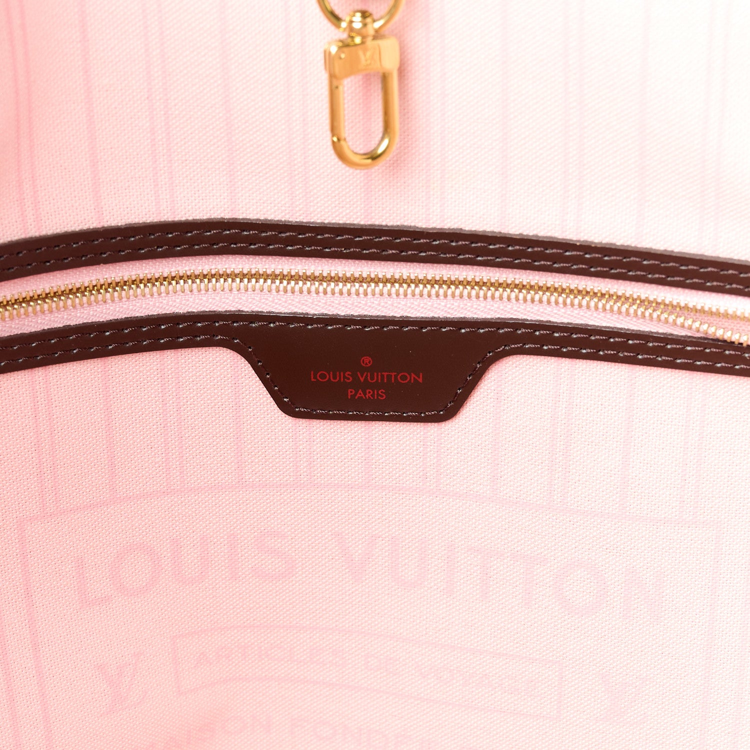 Louis Vuitton Damier Ebene Neo Neverfull MM Rose Ballerine 7 of 12