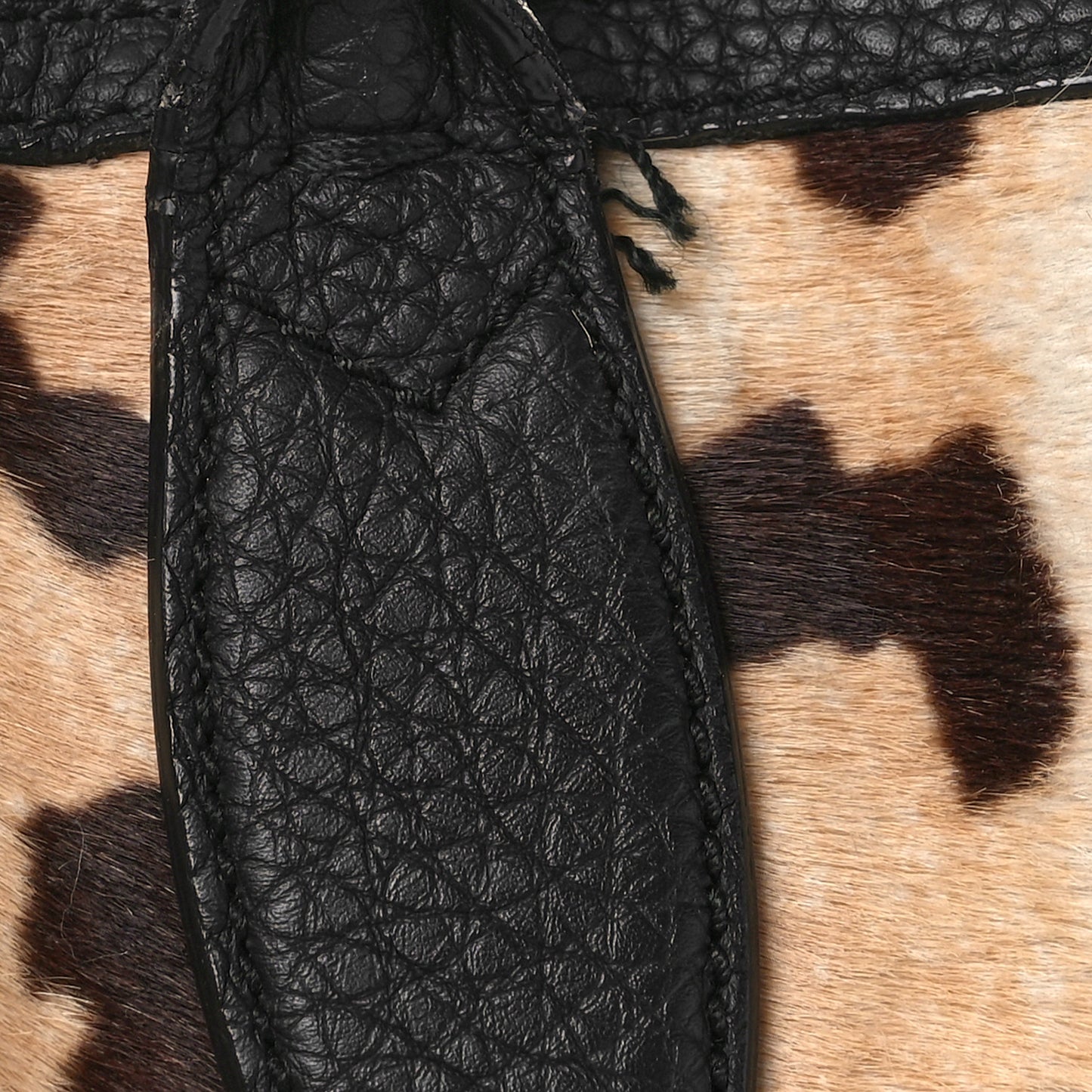 Pony Hair Cheetah Print Medium Jackie Top Handle Bag