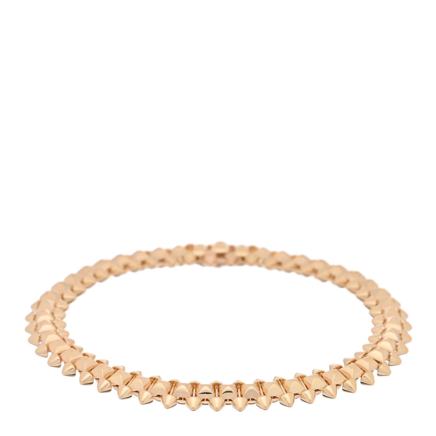 Cartier 18K Yellow Gold Medium Clash De Cartier Flexible Bracelet 17 1 of 3