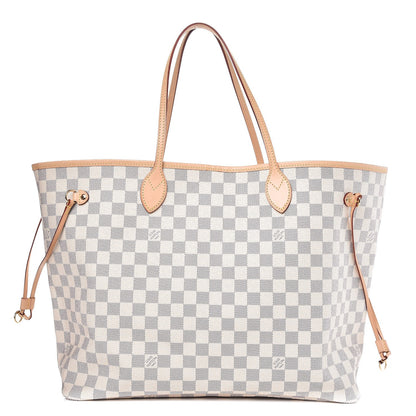 Louis Vuitton Damier Azur Neo Neverfull GM Rose Ballerine 1 of 8