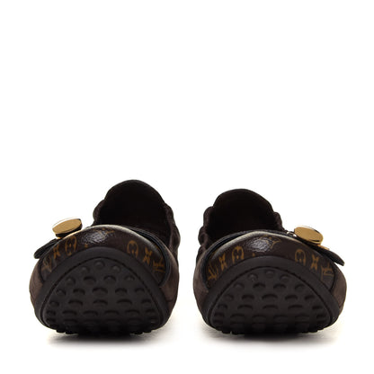 Louis Vuitton Iridescent Calfskin Monogram Lucky Ballerina Flats 41 Brown 8 of 14