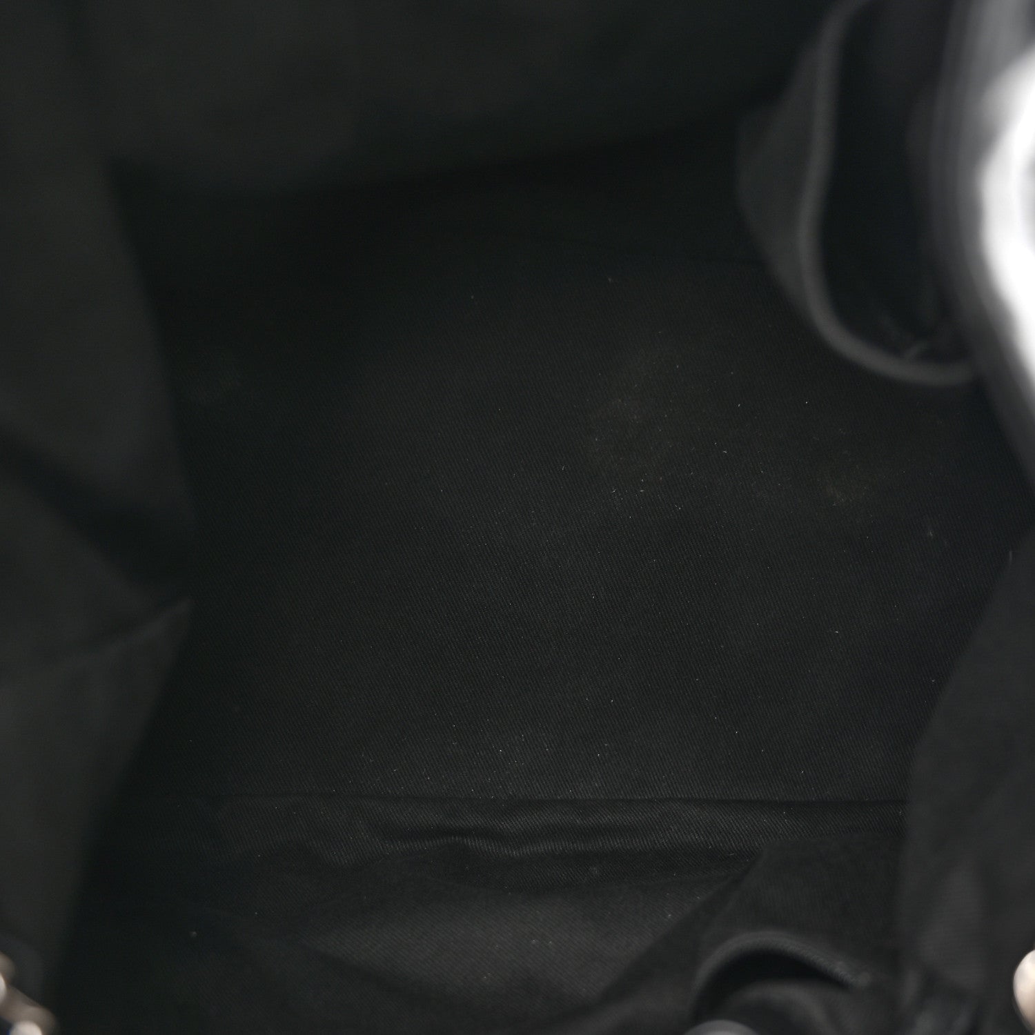 Chanel Calfskin Drawstring CC Bucket Bag Black 5 of 14