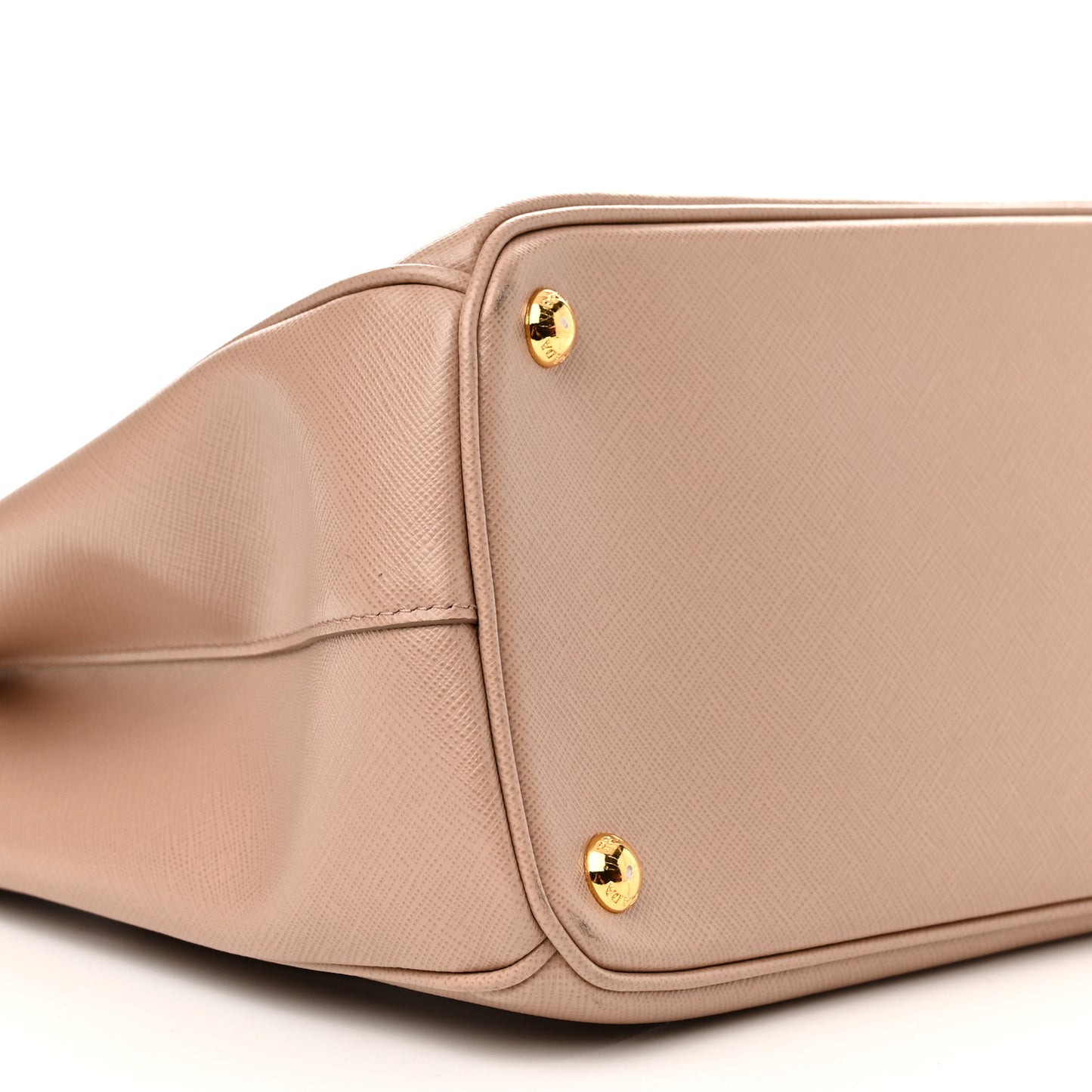Saffiano Lux Large Galleria Double Zip Tote Cammeo
