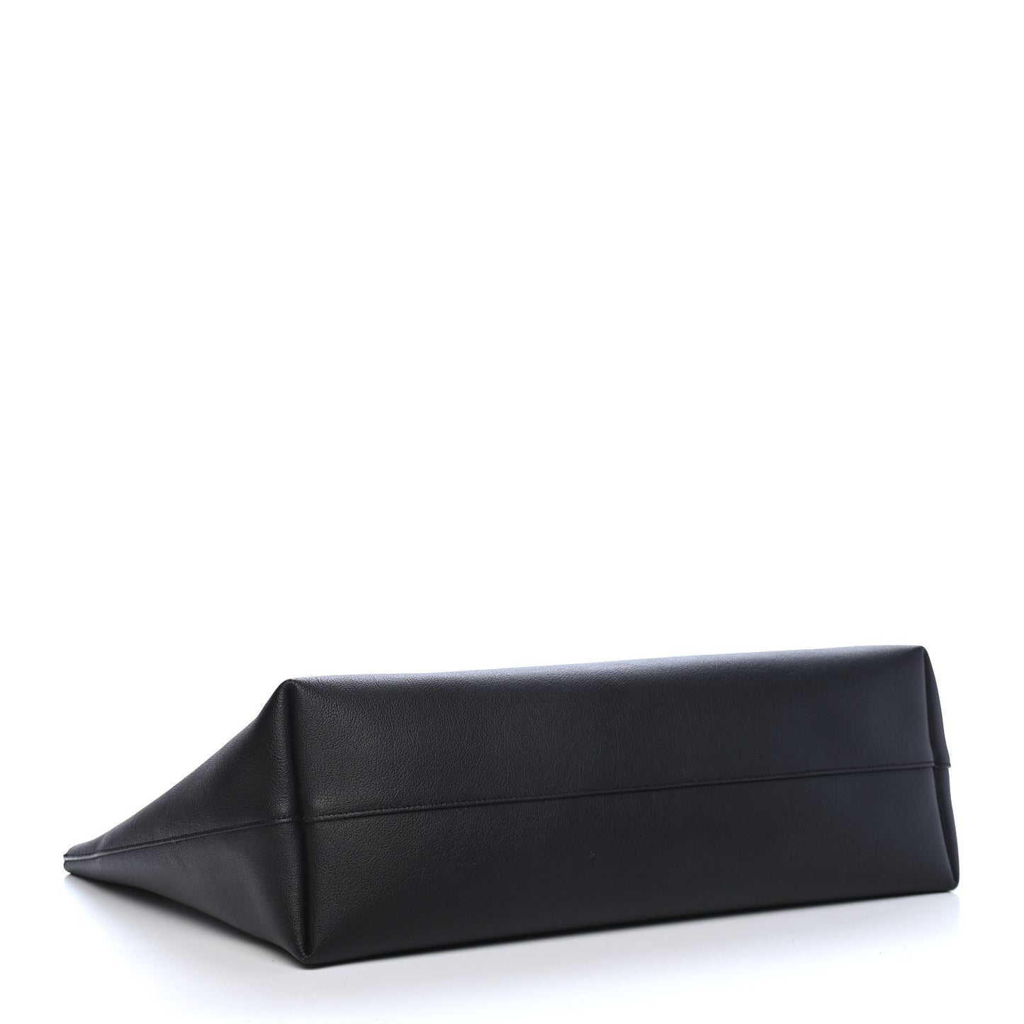 Calfskin Large Shopping Tote Black