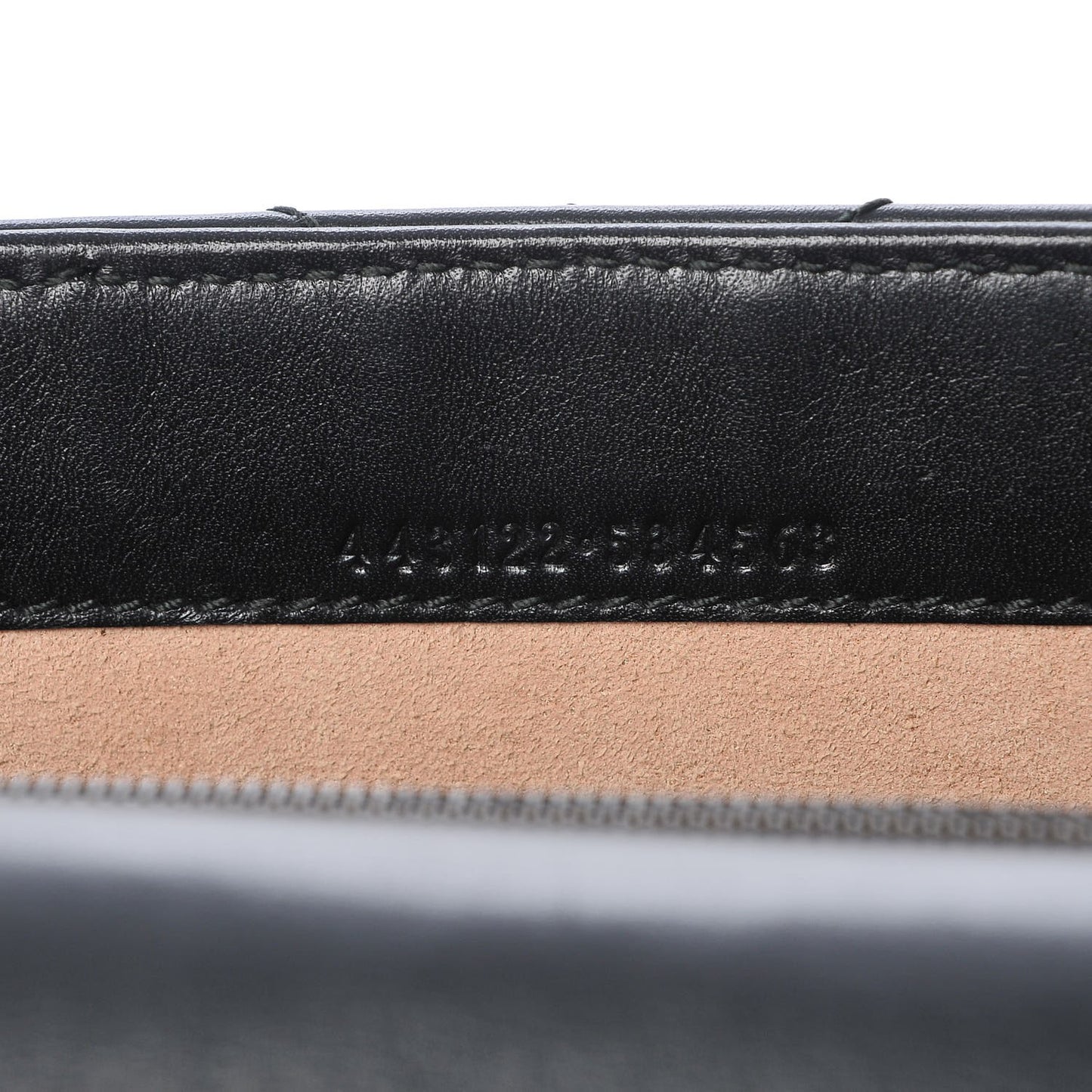 Calfskin Matelasse Mini GG Marmont Chain Wallet Black