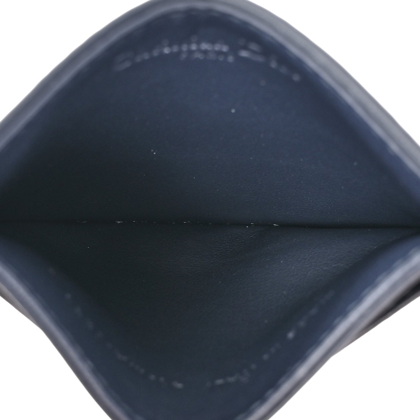 Calfskin Pop Heart Lady Dior Card Holder Black Red