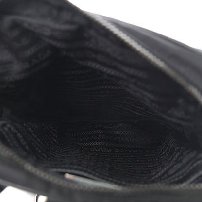 Prada Tessuto Nylon Saffiano Sling Bag Black 6 of 11