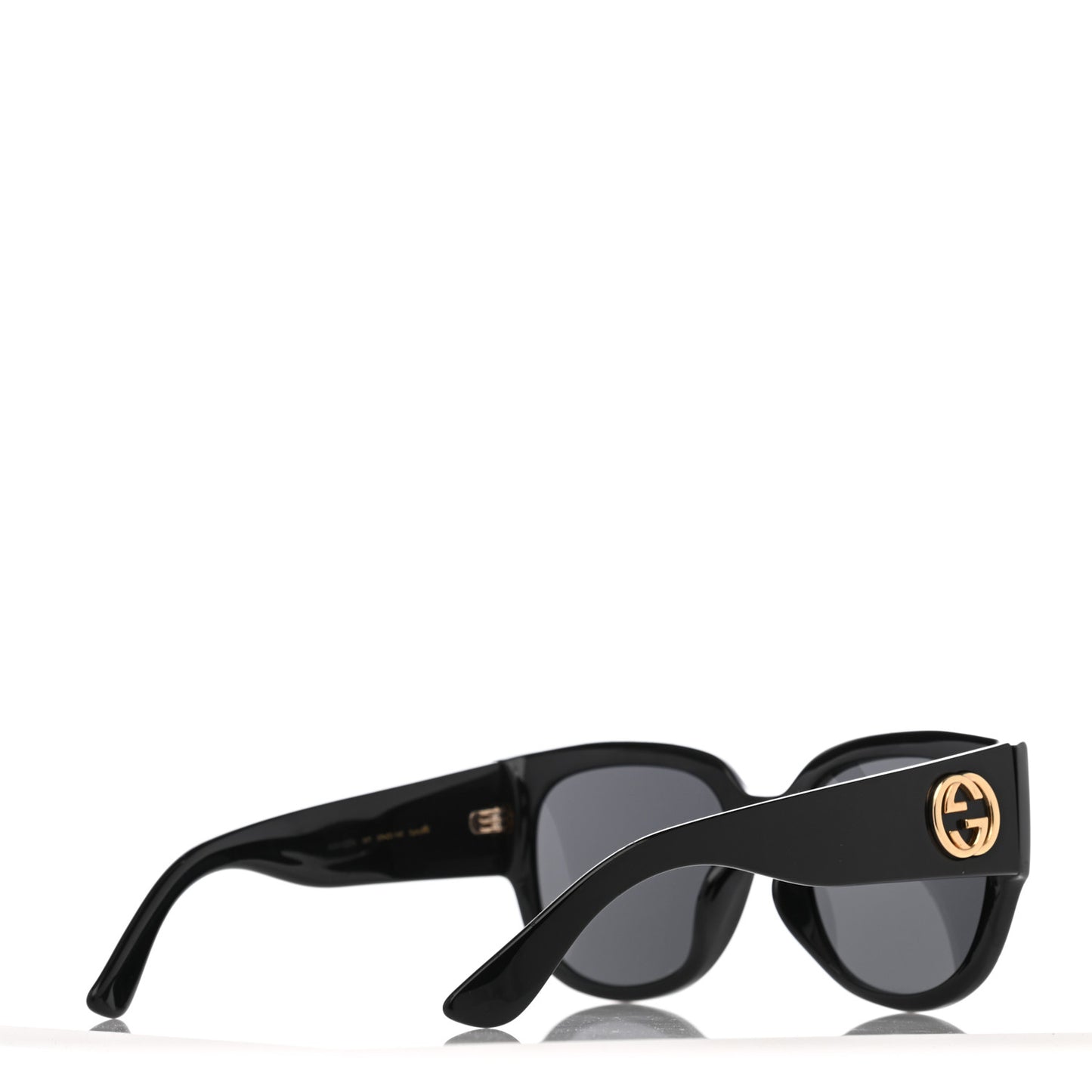 Acetate Square Frame Sunglasses GG0142SA Black