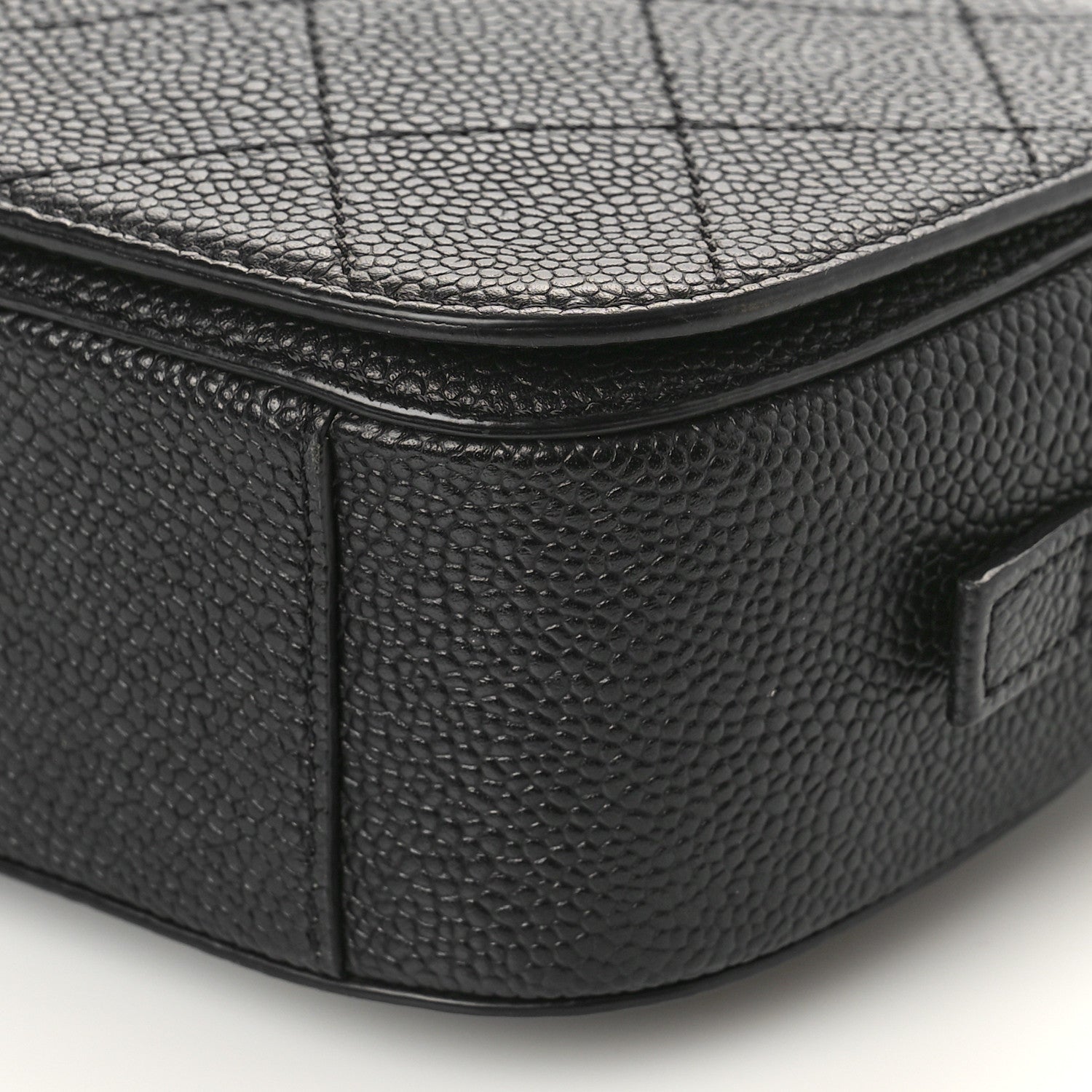 Chanel Caviar Stitched Messenger Flap Bag Black 9 of 9