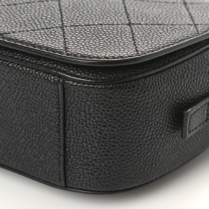 Chanel Caviar Stitched Messenger Flap Bag Black 9 of 9