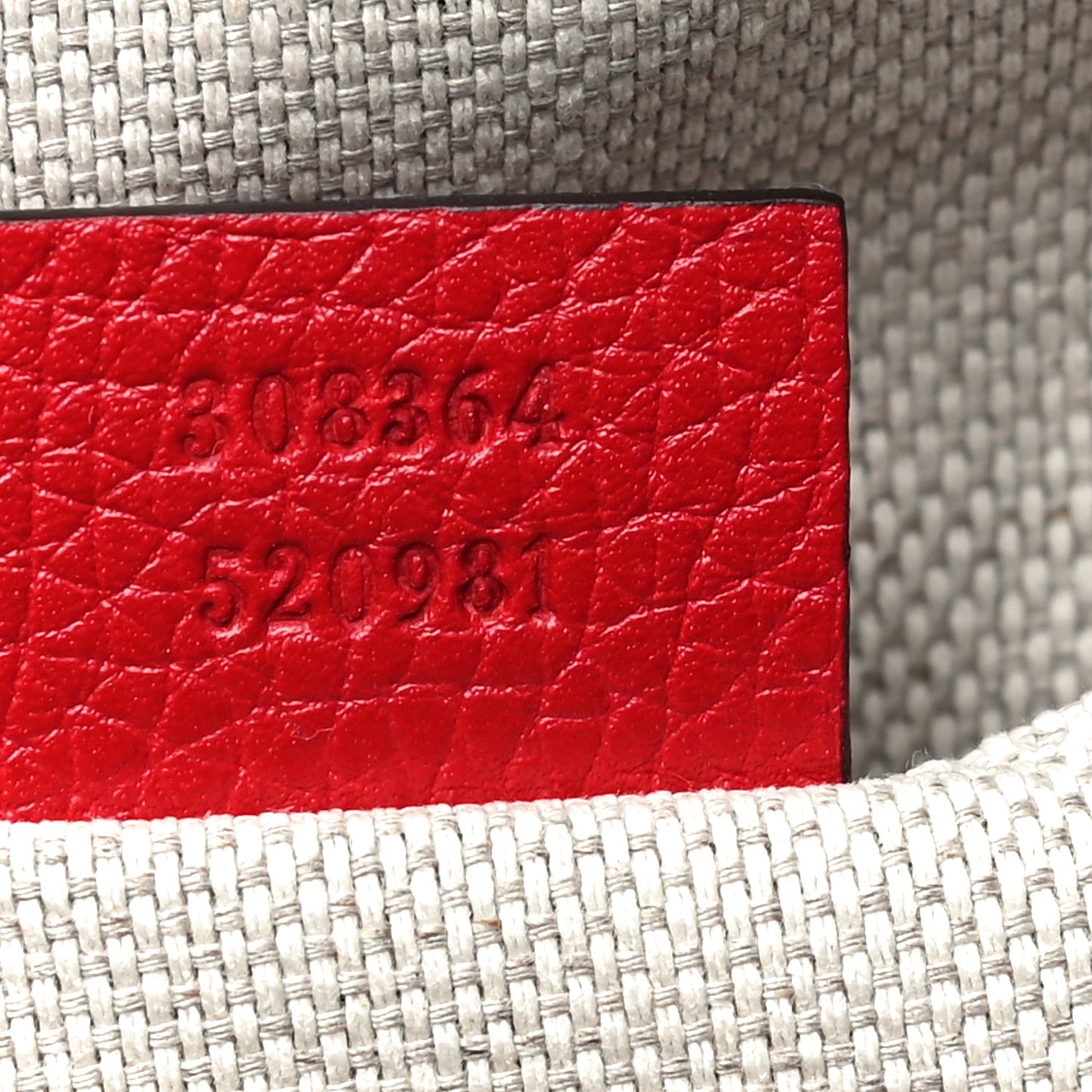 Pebbled Calfskin Small Soho Disco Bag Tabasco Red
