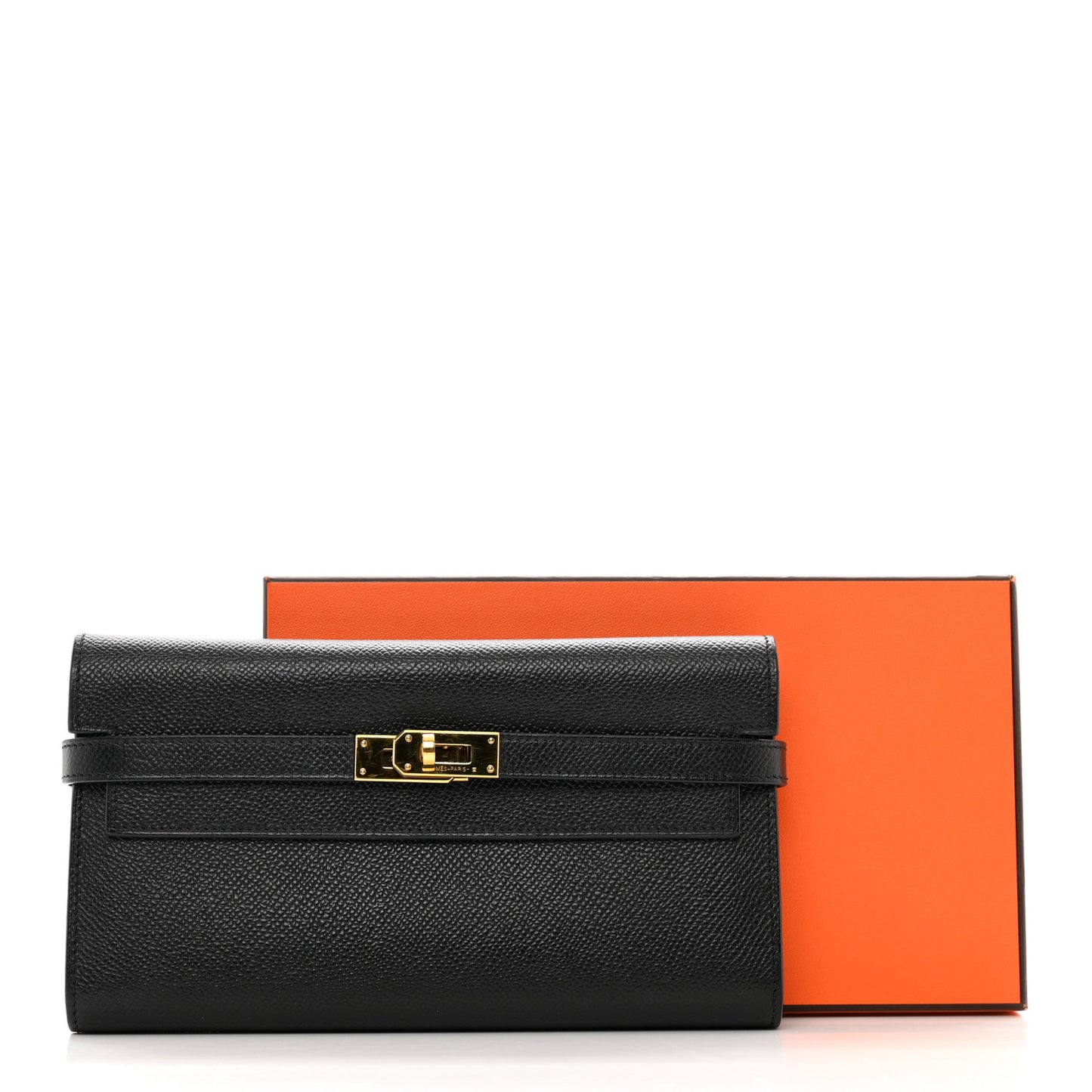 Epsom Kelly Longue Wallet Black