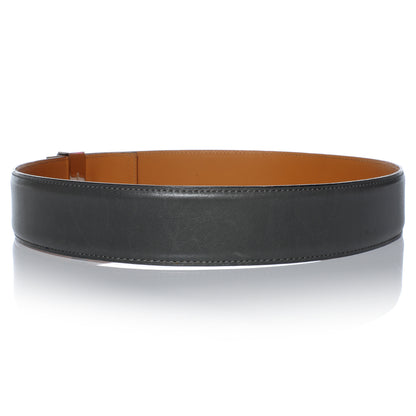 Hermes Box Leather Collier De Chien Belt Ardoise 75 3 of 8